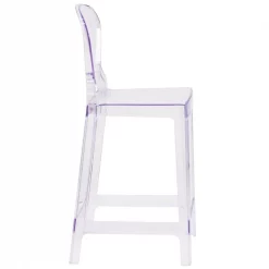 Flash Furniture Tear Back Ghost Counter Stool -Kitchen & Dining Furniture Sales Store Grainger OWxxTEARBACKxx24xxGGxxinset1xx09b1f7