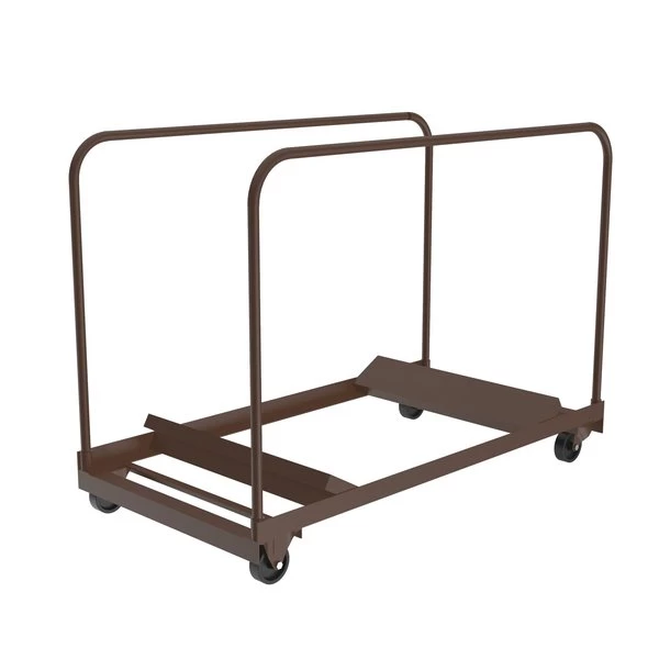 Correll, Inc. Table Truck for Round Folding Tables, 28" W, 48" L, Walnut 6 Correll, Inc. Table Truck for Round Folding Tables, 28" W, 48" L, Walnut - Image 4