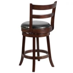 Flash Furniture Cappuccino Wood Stool, 26" -Kitchen & Dining Furniture Sales Store Grainger TAxx16026xxCAxxGGxxinset2xx468708