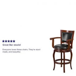 Flash Furniture Wood Stool, Cherry, 30", Caster Type: Glides -Kitchen & Dining Furniture Sales Store Grainger TAxx21259xxCHYxxGGxxREVIEWxx1b566c