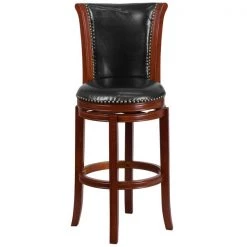 Flash Furniture Wood Stool, Dark Chestnut, 30" -Kitchen & Dining Furniture Sales Store Grainger TAxx220130xxDCxxGGxxinset3xx6c86e5
