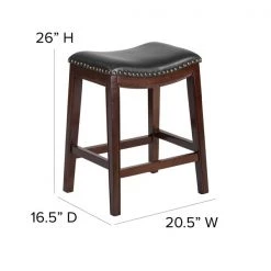 Flash Furniture Backless Stool, Cappuccino, 26" -Kitchen & Dining Furniture Sales Store Grainger TAxx411026xxCAxxGGxxDIMSxx78b9f1