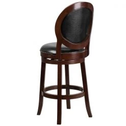 Flash Furniture Wood Stool, Cappuccino, 30", Caster Type: Glides -Kitchen & Dining Furniture Sales Store Grainger TAxx550130xxCAxxGGxxinset2xx71c074