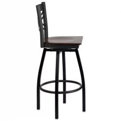 Flash Furniture Swivel Batstool, X Back, Walnut Seat 12 Flash Furniture Swivel Batstool, X Back, Walnut Seat -Kitchen & Dining Furniture Sales Store Grainger XUxx6F8BxxXSWVLxxWALWxxGGxxinset1xx89c30d