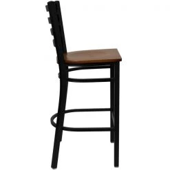 Flash Furniture Restaurant Stool, Ladder Back, Chy Seat -Kitchen & Dining Furniture Sales Store Grainger XUxxDG697BLADxxBARxxCHYWxxGGxxinset1xxad382f