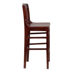 Flash Furniture Barstool, Mahogany Wood -Kitchen & Dining Furniture Sales Store Grainger XUxxDGxxW0006BARxxMAHxxGGxxinset1xxf84faa