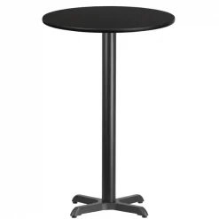 Flash Furniture Round Laminate Table Top, Black -Kitchen & Dining Furniture Sales Store Grainger XUxxRDxx24xxBLKTBxxT2222BxxGGxx291c41