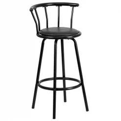 Flash Furniture Swivel Barstool, Mtl, Crown Back, Blk Seat -Kitchen & Dining Furniture Sales Store Grainger YBxxYxxJ909xxKDxxGGxxf90a23