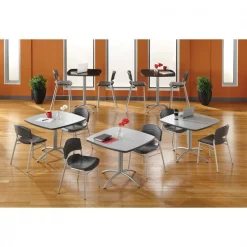 Iceberg Square CafÃ©Worksâ„¢ Table, Gray - 36" Square x 29"H, 36" W, 36" L, 29" H, Laminated Melamine Top -Kitchen & Dining Furniture Sales Store Grainger baec4698ef5fa91a8f96e39984618eecxx2b7cfe