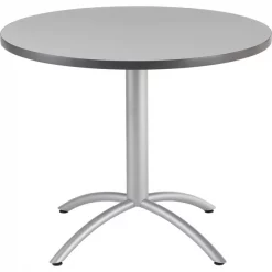 Iceberg Round CafÃ©Worksâ„¢ Table, Gray - 36" Round x 29"H, 36" W, 29" H, Laminated Melamine Top, Grey -Kitchen & Dining Furniture Sales Store Grainger f31f9b8e4575809eb724935c1585fc59xxdbc12c