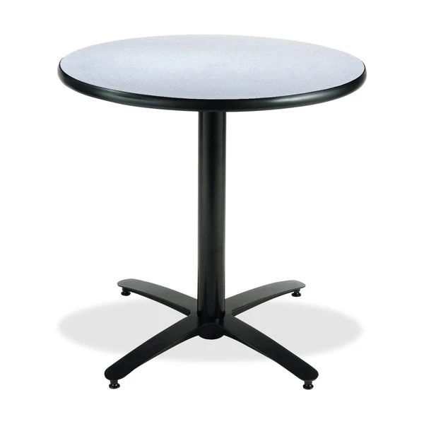 Kfi Round Bistro Table, Grey Nebula, 42"Dx29"H, 42" (Table Top), 30 x 30" (Base), 3" Dia. (Column) W 4 Kfi Round Bistro Table, Grey Nebula, 42"Dx29"H, 42" (Table Top), 30 x 30" (Base), 3" Dia. (Column) W - Image 2