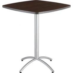 Iceberg Square CafÃ©Worksâ„¢ Table, Walnut - 36" Square x 42"H, 36" W, 36" L, 42" H, Laminated Melamine Top -Kitchen & Dining Furniture Sales Store Grainger f60a1d4d0c135e855bcf0bafdbf10ac2xx3af480