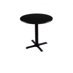 Holland Bar Stool Co. 30" 211 Black Table, 24" dia. Top