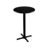 Holland Bar Stool Co. 36" 211 Black Table, 24" dia. Top