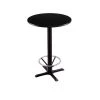 Holland Bar Stool Co. 42" 211 Black Table, 24" dia. Top, Foot Ring -Kitchen & Dining Furniture Sales Store Holland20Bar20Stool20Co 211 22BW24R BlkFTRG