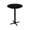 Holland Bar Stool Co. 36" 211 Black Table, 30" dia. Top -Kitchen & Dining Furniture Sales Store Holland20Bar20Stool20Co 211 22BW30R Blk