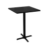 Holland Bar Stool Co. 36" 211 Black Table, 30" x 30" Square Top -Kitchen & Dining Furniture Sales Store Holland20Bar20Stool20Co 211 22BW30SQ Blk