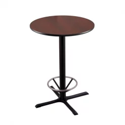 Holland Bar Stool Co. 36" 211 Black Table, 30" dia. Top, Foot Ring -Kitchen & Dining Furniture Sales Store Holland20Bar20Stool20Co 211 30BW30R MFTRG 1