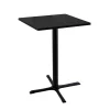 Holland Bar Stool Co. 36" 211 Black Table, 30" x 30" Square Top -Kitchen & Dining Furniture Sales Store Holland20Bar20Stool20Co 211 30BW30SQ Blk