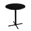 Holland Bar Stool Co. 42" 211 Black Table, 36" dia. Top -Kitchen & Dining Furniture Sales Store Holland20Bar20Stool20Co 211 30BW36R Blk