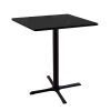 Holland Bar Stool Co. 36" 211 Black Table, 36" x 36" Square Top -Kitchen & Dining Furniture Sales Store Holland20Bar20Stool20Co 211 30BW36SQ Blk