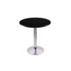 Holland Bar Stool Co. 30" 214 Chrome Table, 24" dia. Top -Kitchen & Dining Furniture Sales Store Holland20Bar20Stool20Co 214 1630CH24R Blk