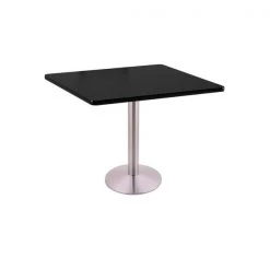 Holland Bar Stool Co. 30" 214 Stainless Table, 30" x 30" Square Top