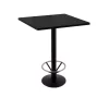 Holland Bar Stool Co. 42" 214 Black Table, 30" x 30" Square Top, Foot Ring -Kitchen & Dining Furniture Sales Store Holland20Bar20Stool20Co 214 16BW30SQ BlkFTRG