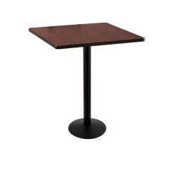 Holland Bar Stool Co. 42" 214 Black Table, 30" x 30" Square Top -Kitchen & Dining Furniture Sales Store Holland20Bar20Stool20Co 214 16BW30SQ M