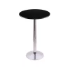 Holland Bar Stool Co. 36" 214 Chrome Table, 24" dia. Top -Kitchen & Dining Furniture Sales Store Holland20Bar20Stool20Co 214 16CH24R Blk