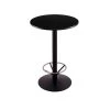 Holland Bar Stool Co. 42" 214 Black Table 24" dia. Top, Foot Ring -Kitchen & Dining Furniture Sales Store Holland20Bar20Stool20Co 214 22BW24R BlkFTRG