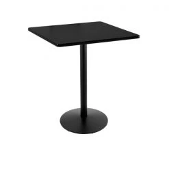 Holland Bar Stool Co. 36" 214 Black Table, 30" x 30" Square Top