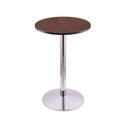 Holland Bar Stool Co. 42" 214 Chrome Table, 24" dia. Top -Kitchen & Dining Furniture Sales Store Holland20Bar20Stool20Co 214 22CH24R M 1