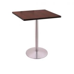 Holland Bar Stool Co. 42" 214 Stainless Table, 30" x 30" Square Top -Kitchen & Dining Furniture Sales Store Holland20Bar20Stool20Co 214 22SS30SQ M