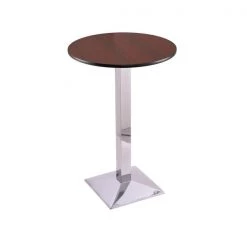 Holland Bar Stool Co. 42" 217 Chrome Table, 24" dia. Top -Kitchen & Dining Furniture Sales Store Holland20Bar20Stool20Co 217CH24R M