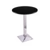 Holland Bar Stool Co. 42" 217 Chrome Table, 30" dia. Top -Kitchen & Dining Furniture Sales Store Holland20Bar20Stool20Co 217CH30R Blk 1