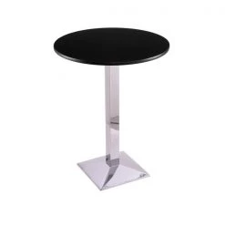 Holland Bar Stool Co. 36" 217 Chrome Table, 30" dia. Top