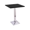 Holland Bar Stool Co. 36" 217 Chrome Table, 30" x 30" Square Top -Kitchen & Dining Furniture Sales Store Holland20Bar20Stool20Co 217CH30SQ Blk