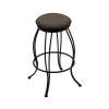 Holland Bar Stool Co. 30" Swivel Bar Stool, Black Wrinkle, Canter Earth Seat -Kitchen & Dining Furniture Sales Store Holland20Bar20Stool20Co 3000BW006