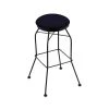 Holland Bar Stool Co. 30" Swivel Bar Stool, Black Wrinkle, Canter Twilight Seat -Kitchen & Dining Furniture Sales Store Holland20Bar20Stool20Co 3020BW002