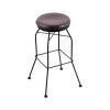 Holland Bar Stool Co. 30" Swivel Bar Stool, Black Wrinkle, Dark Cherry Oak Seat -Kitchen & Dining Furniture Sales Store Holland20Bar20Stool20Co 3020BWDCOak