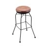 Holland Bar Stool Co. 30" Swivel Bar Stool, Black Wrinkle, Med Maple Seat -Kitchen & Dining Furniture Sales Store Holland20Bar20Stool20Co 3020BWMedMpl