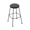Holland Bar Stool Co. 30" Stationary Bar Stool, Black Wrinkle, Canter Storm Seat -Kitchen & Dining Furniture Sales Store Holland20Bar20Stool20Co 3030BW004