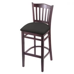 Holland Bar Stool Co. 30" Bar Stool, Dark Cherry Finish, Canter Iron Seat
