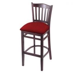 Holland Bar Stool Co. 30" Bar Stool, Dark Cherry Finish, Graph Ruby Seat