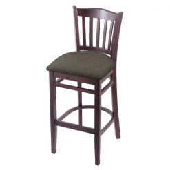 Holland Bar Stool Co. 30" Bar Stool, Dark Cherry Finish, Graph Chalice Seat