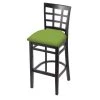 Holland Bar Stool Co. 30" Bar Stool, Black Finish, Canter Kiwi Green Seat -Kitchen & Dining Furniture Sales Store Holland20Bar20Stool20Co 3130Blk009