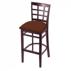 Holland Bar Stool Co. 30" Bar Stool, Dark Cherry Finish, Rein Adobe Seat
