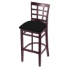 Holland Bar Stool Co. 25" Counter Stool, Dark Cherry Finish, Black Vinyl Seat -Kitchen & Dining Furniture Sales Store Holland20Bar20Stool20Co 3130DCBlkVinyl