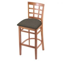 Holland Bar Stool Co. 30" Bar Stool, Medium Finish, Graph Chalice Seat